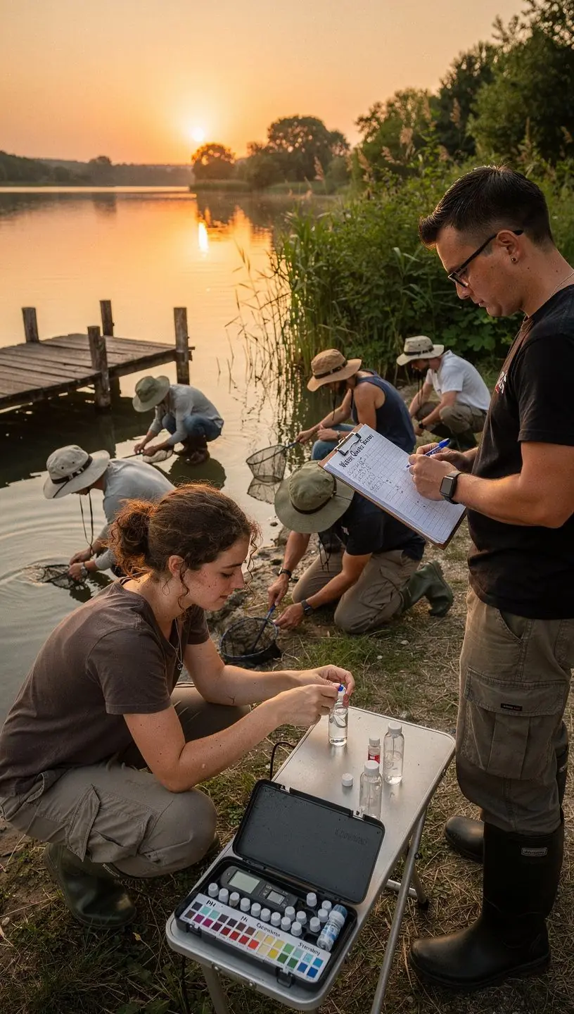 Tengeri ökoszisztémák bemutatása, ahol különböző halak úsznak a korallzátonyok között.